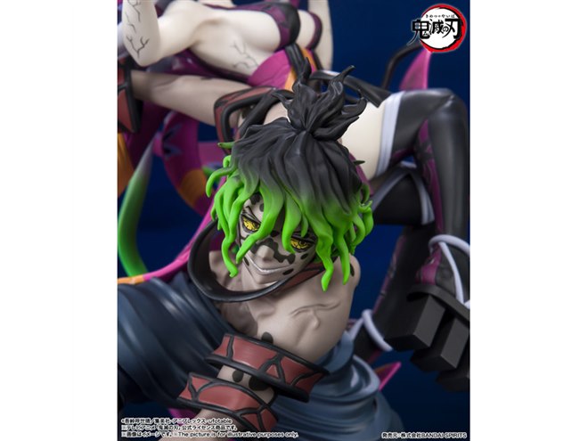 鬼滅の刃」堕姫＆妓夫太郎がセットで立体化、飛び血鎌はクリアパーツで