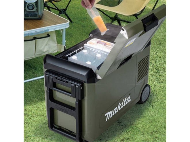 マキタ、2部屋モード切替や両側ドア開閉に対応した容量29Lの「充電式