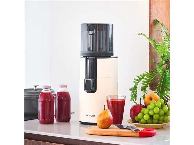 ヒューロム、縦型スロージューサーの最上位モデル「H400」を本日9/1