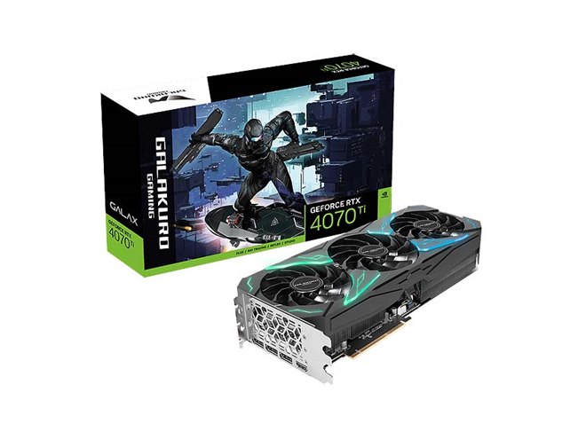 GALAKURO GAMING、「GeForce RTX 4070 Ti」を搭載したビデオカード2