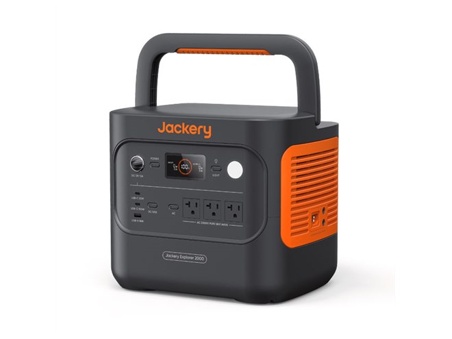 Jackery、“2000Whクラスで最軽量・最小”をうたう「ポータブル電源 2000