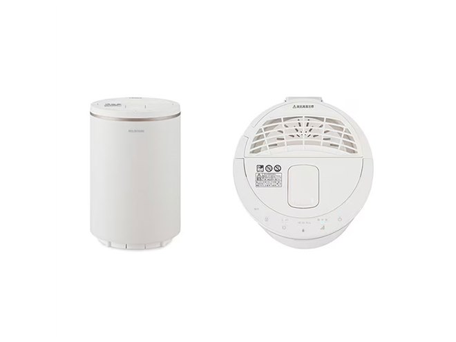 アイリスオーヤマ、水タンクに汚れが付きにくいスチーム式加湿器「AHM