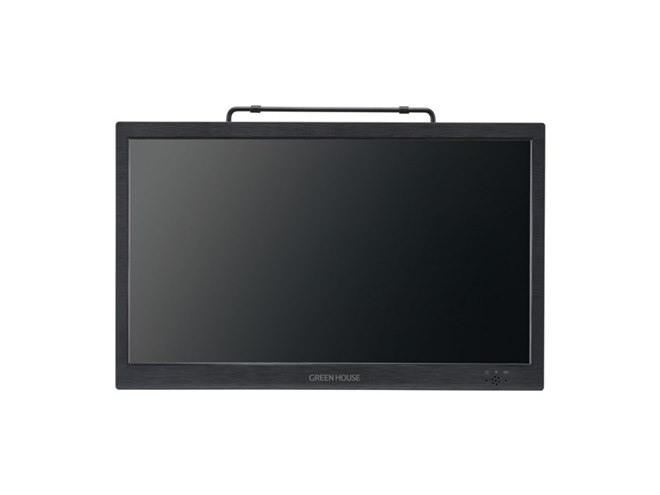 グリーンハウス、DVDプレーヤー搭載の14型ポータブルテレビ「GH