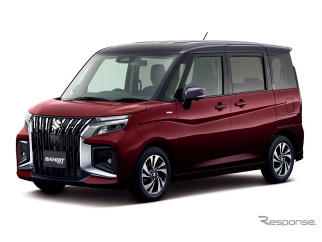 スズキ『ソリオ』改良モデルを発売、「バンディット」は攻撃的な表情に