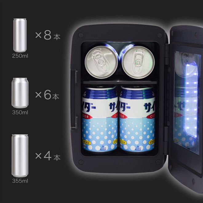 モンスター エナジー Monster LED ライティング ミニ冷蔵庫