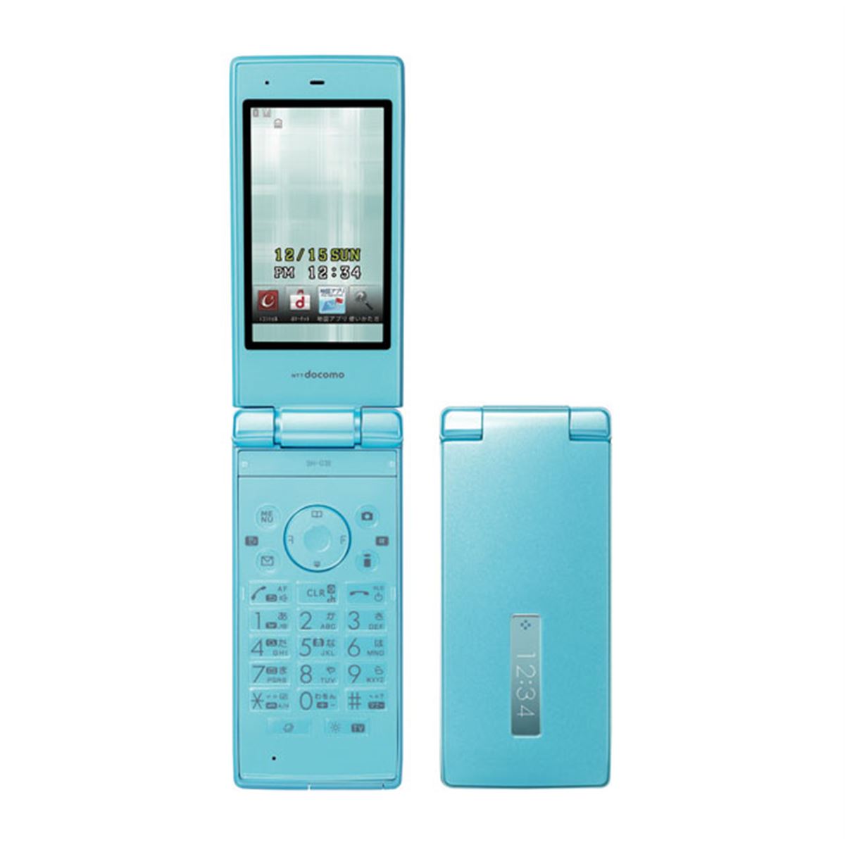 SH-03M キッズ携帯 docomo 中古 ブルー SH-03M キッズケータイ ドコモ