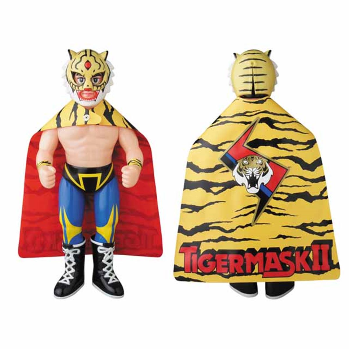 未開封品 メディコムトイ タイガーマスク なぞの魔人 ソフビ 中嶋