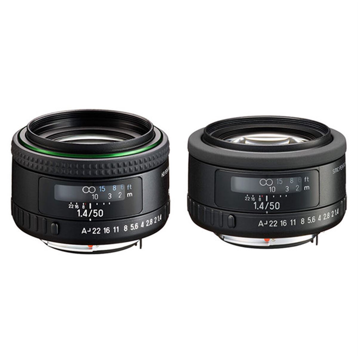 1991年登場「smc PENTAX-FA 50mmF1.4」ベースのKマウントレンズ2種が