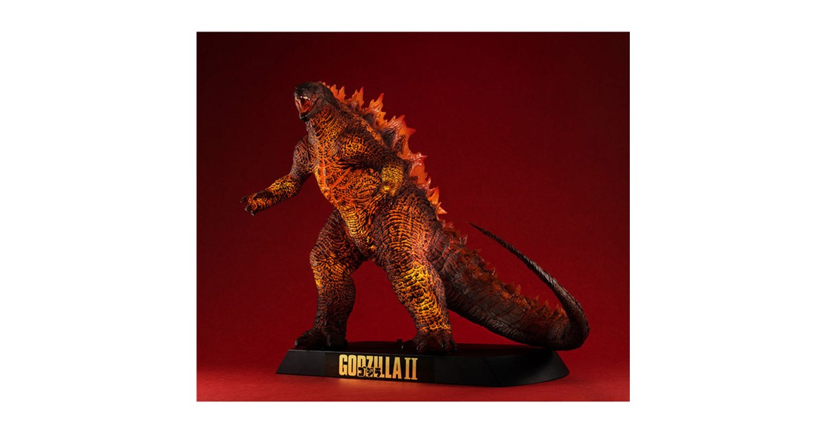 咆哮と発光のバーニング仕様！ 全高30cmの「UA Monsters ゴジラ2019
