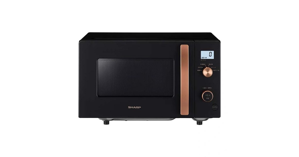 SHARP 単機能レンジ RE-TS174-B シャープ、フラットタイプの単機能電子