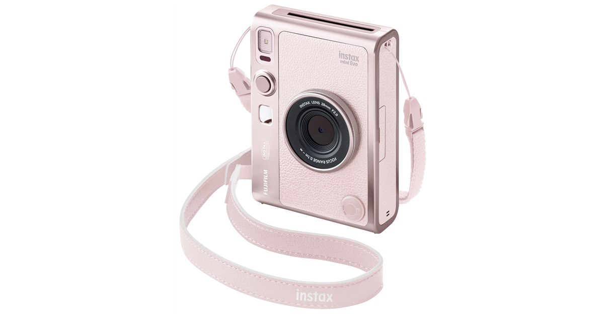 富士フイルム、「instax mini Evo」にやさしいピンクカラーのGENTLE
