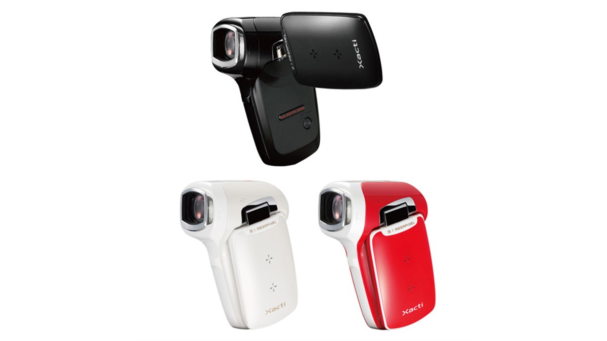 サンヨー SANYO ビデオカメラ レッド Xacti DMX-CG9(R) 三洋、910万