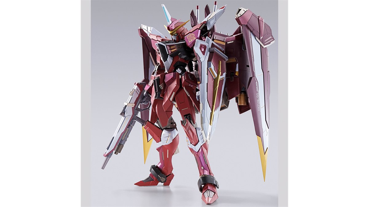 バンダイ、「ガンダムSEED」METAL BUILD ジャスティスガンダムを本日1