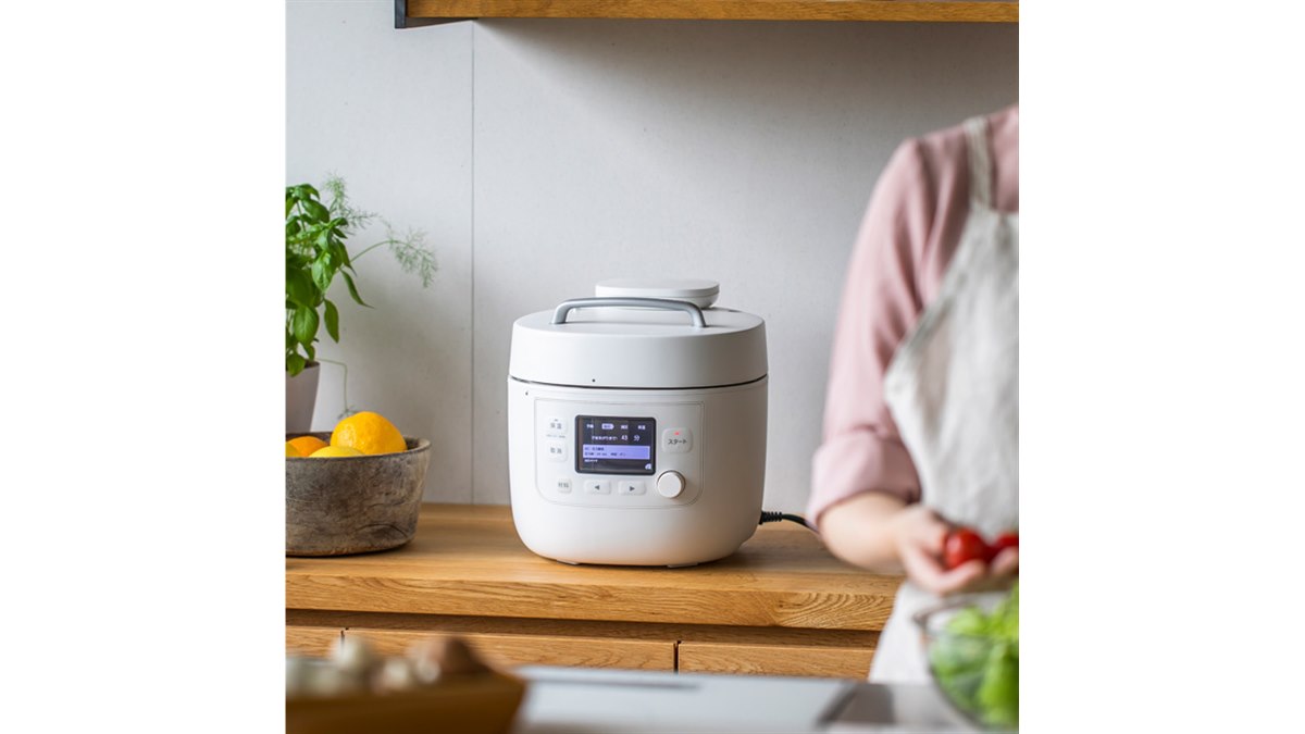 シロカ、電気圧力鍋「おうちシェフ」に“最大6人分を作れる”大容量