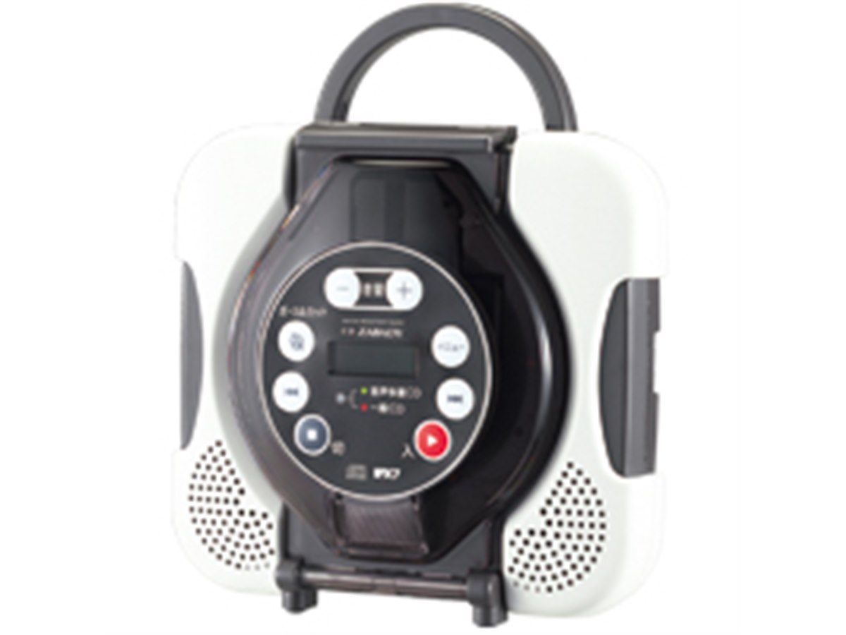 アウトレット 【】Twinbird 防水CDプレーヤー ブラウン AV-J166BR