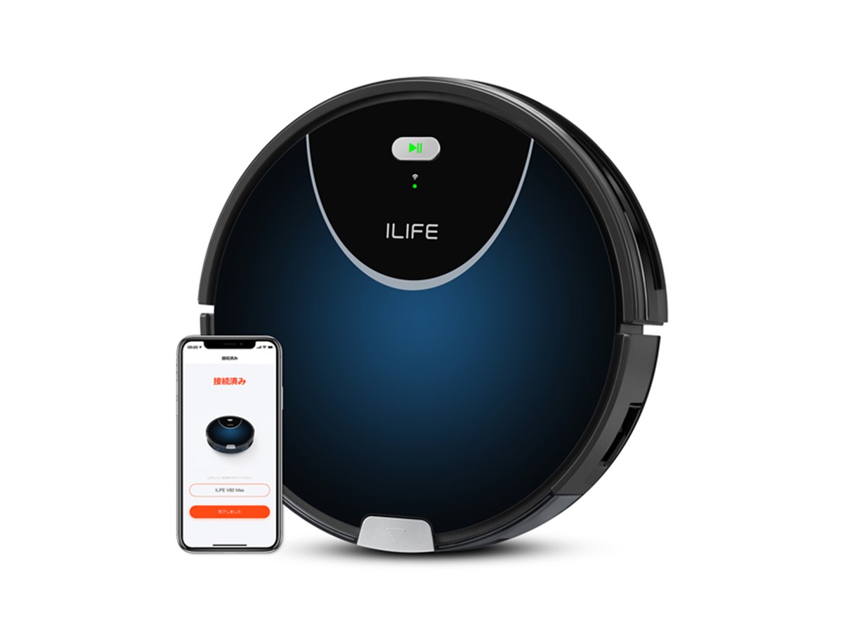 ILIFE、最大吸引力2000Paのロボット掃除機「V80Max」 - 価格.com