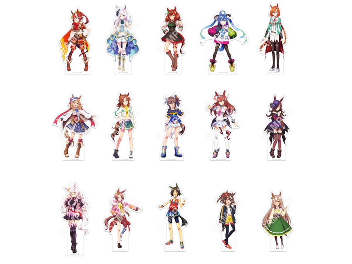 アニメ「ウマ娘」トウカイテイオーなど全15種が“等身大パネル”で発売