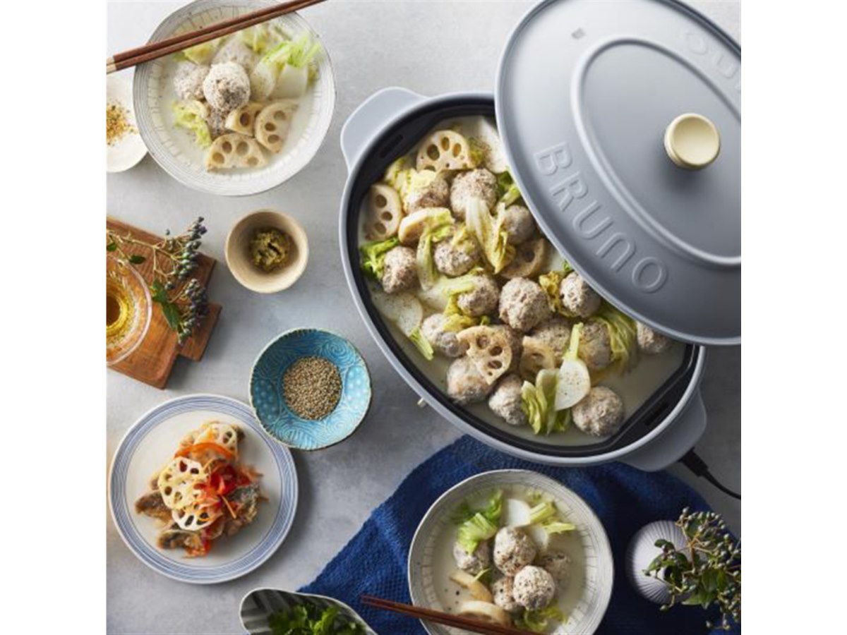 イデア、「BRUNO crassy+」オーバルホットプレートなど2製品に限定色