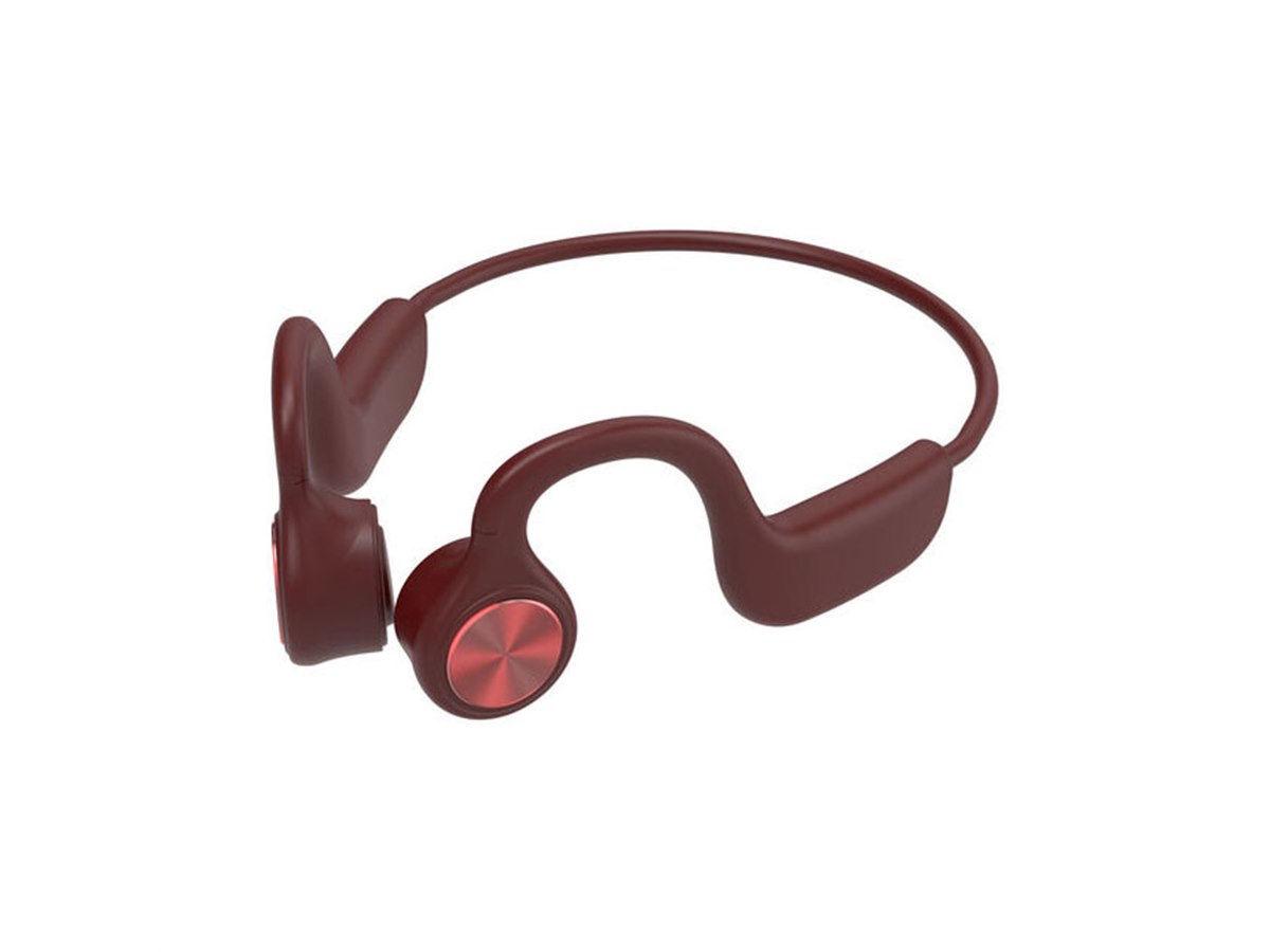 ゲオ、「骨伝導ワイヤレスヘッドホン」に新色レッド/ネイビーを追加