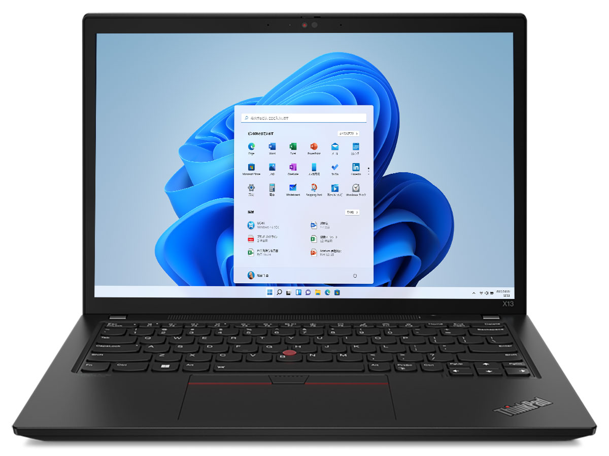 Lenovo ThinkPad X13 Gen 3 AMD Ryzen 7 PRO 6850U・16GBメモリー