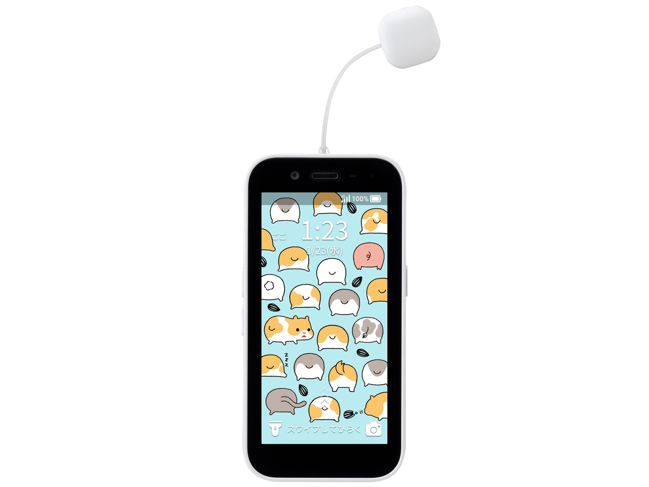 キッズフォン3 ホワイト 本体 ケース付き ソフトバンク、「キッズ