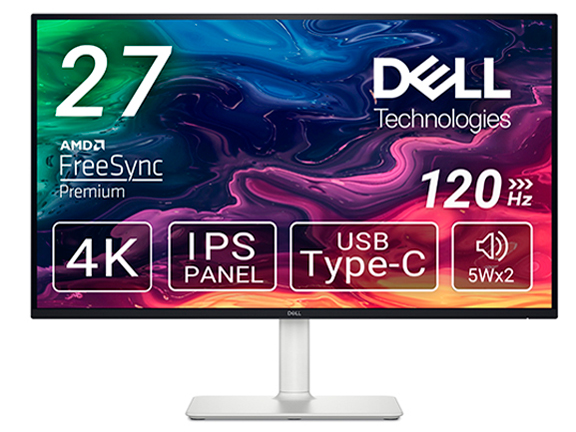 S2722DC 27インチ DELL モニター 本体 シルバー Dell S2722DC [27