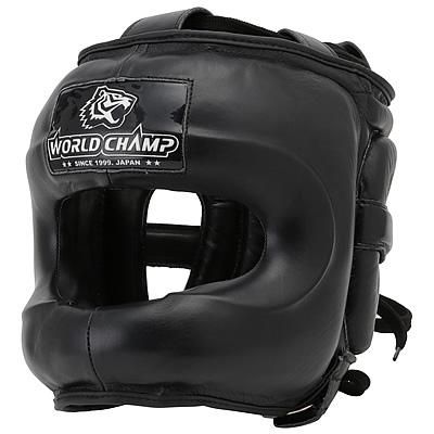 ワールドチャンプ タイガー 本革フルフェイスヘッドギア - 格闘技用品