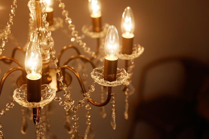 8灯シャンデリア 照明器具 LED Queen アンティーク｜デザイン照明のCROIX