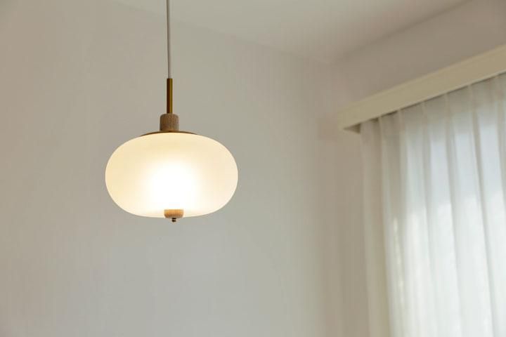 ペンダントライト LED ガラス 1灯 大理石 Parkano｜デザイン照明のCROIX