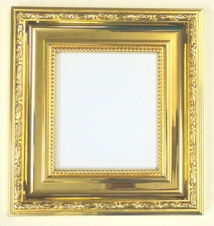 101-III-G076 ミニ色紙 ゴールド 寸松庵 ミニ額 アクリル・箱付き額縁