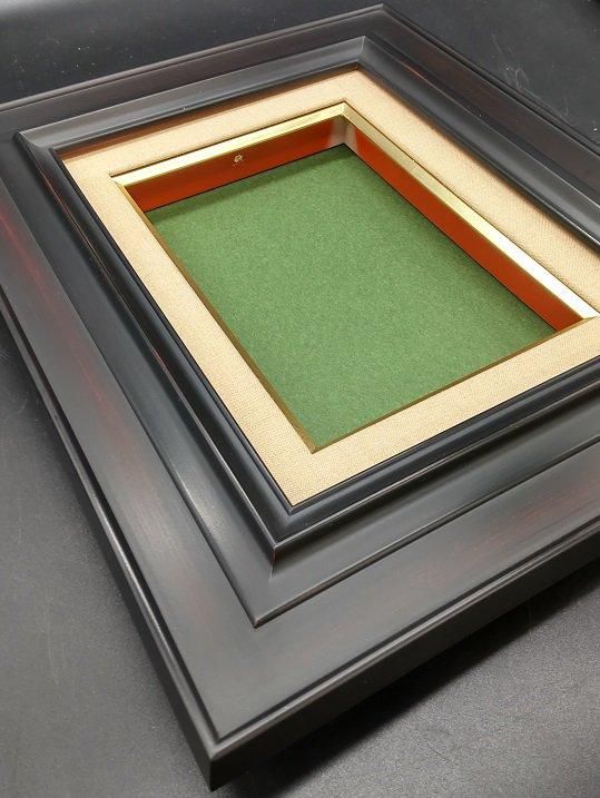 肉質油絵 立て F3額装仕上げ品 青木今陽 【公式通販】