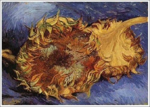 ゴッホ絵画 2点 ゴッホ絵画 2点 ゴッホ絵画 2点 2本の切ったひまわり
