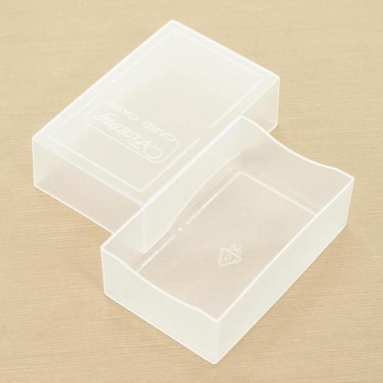 PP名刺ケース(プラスチック：ポリプロピレン名刺箱)::特厚（並口
