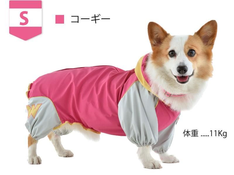 ⭐︎lihn0629ALPHAICON 犬用レインコート ピンク