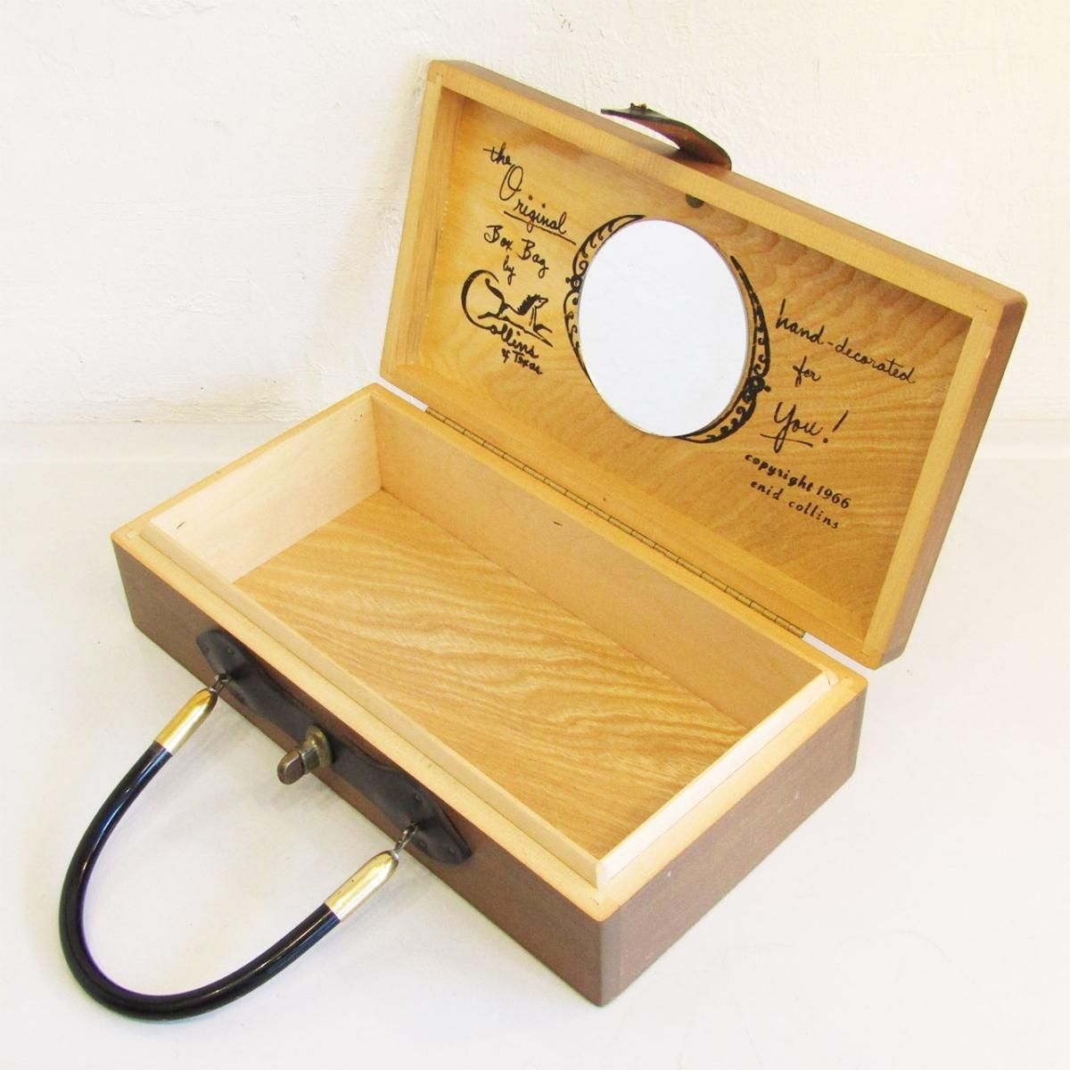 ☆Vintage 1960's Enid Collins Cat & Owl Box Bag