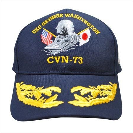 CVN73 米海軍空母ジョージワシントン帽子 将官モールーJieitai.net