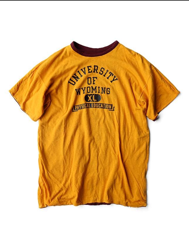 70s CHAMPION REVERSIBLE T-SHIRT U OF WYOMING SIZE XL - MATIN
