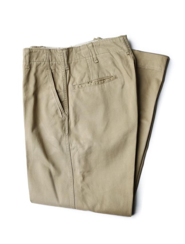 50s US ARMY M-45 CHINO TROUSER W31 GOOD COND - MATIN, VINTAGE