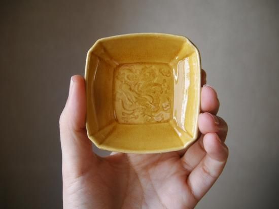 アンティーク珉平焼ピンク豆皿・小皿5枚セット アンティーク珉平焼