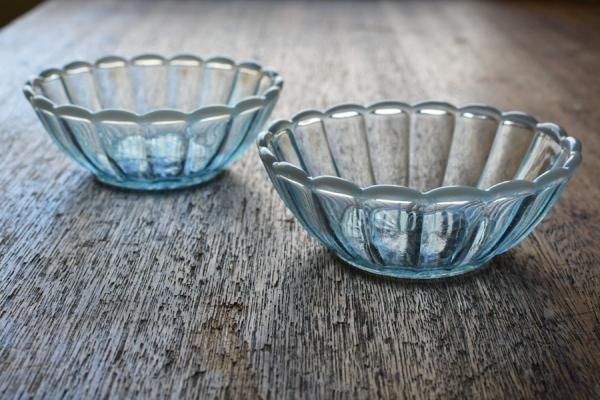 e2254 乳白ガラス 鉢 口径21.5cm ガラス鉢 乳白色 硝子鉢