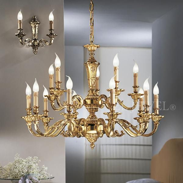 12月15日迄特別値引】イタリア製 豪華シャンデリア（美品）グリーン