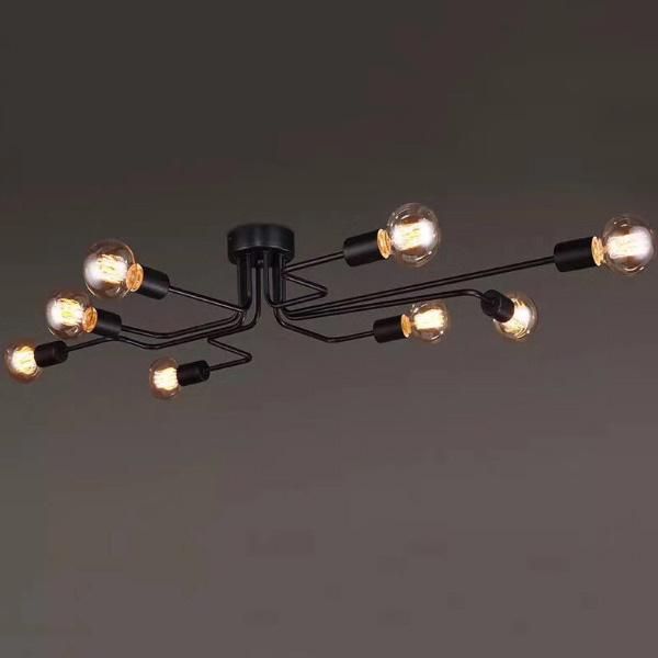 インダストリアルライト8灯｜シャンデリア専門店EL JEWEL