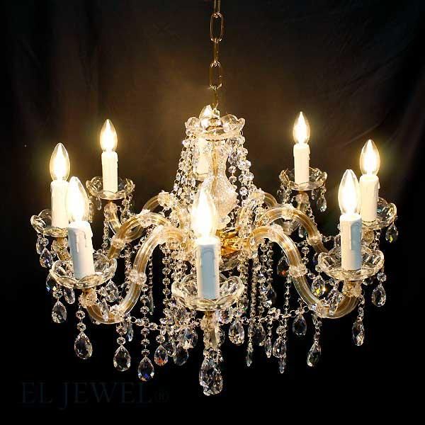 クリスタルシャンデリア 8灯｜シャンデリア専門店EL JEWEL
