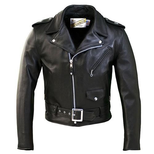 USA製Schottショット☆本革レザートラッカージャケット36襟付き