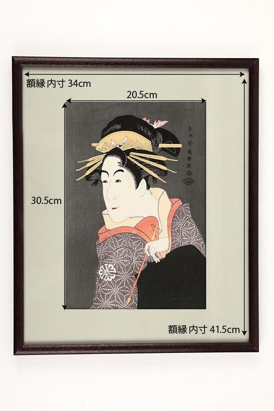 松本米三郎のけはい坂少将実はしのぶ 東洲斎写楽 復刻版浮世絵