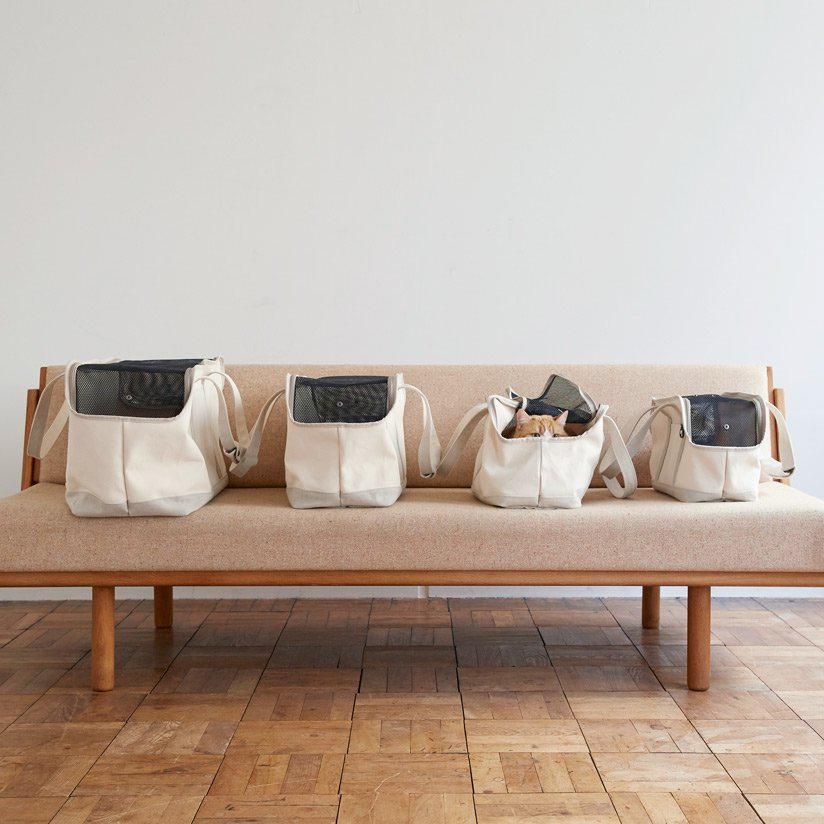 フリーステッチ free stitch キャリーバッグ リネン ソリッド S 2頭