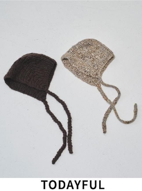 TODAYFUL Fright Knit Cap チョコ TODAYFUL Fright Knit Cap チョコ