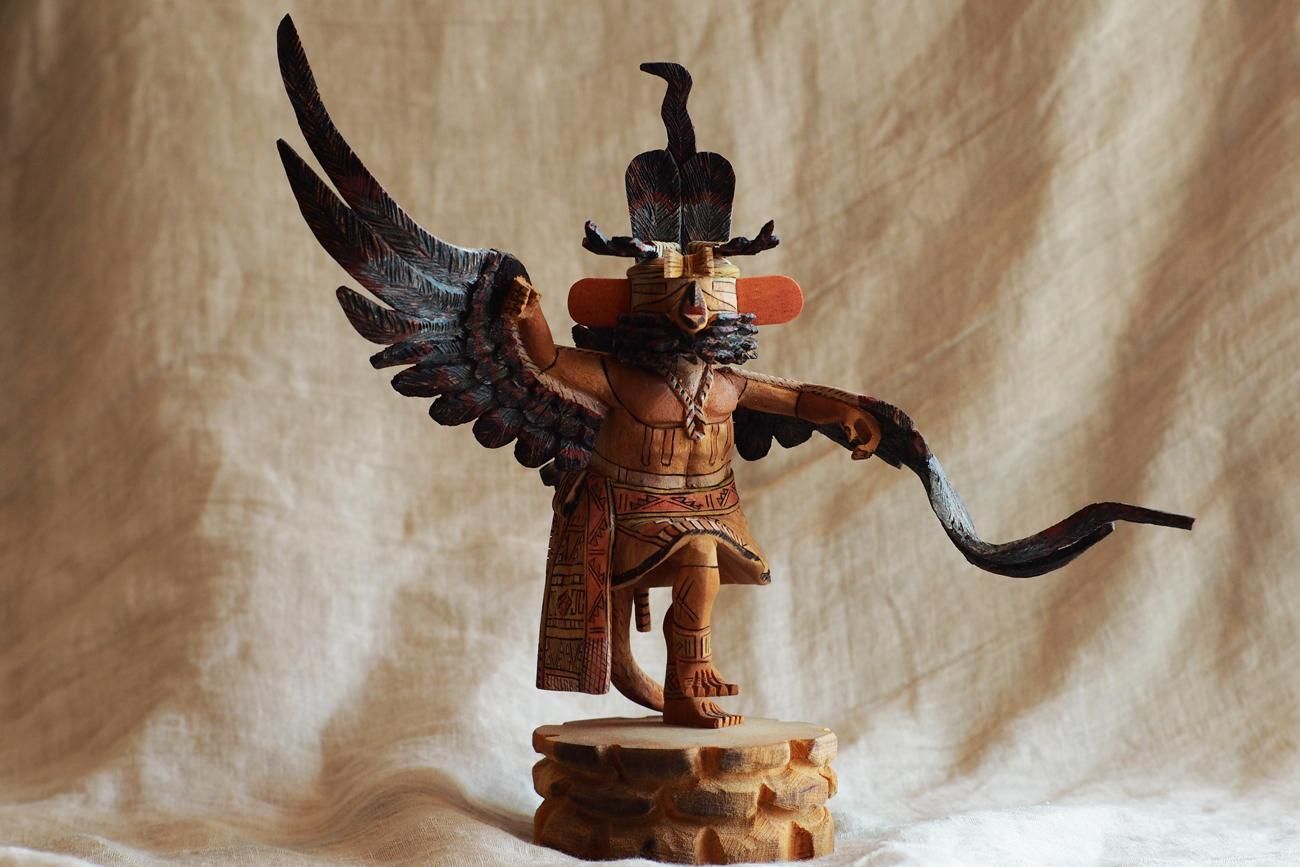 WALL -CRAFT & ANTIQUE- ネイティブアメリカン / ホピ族 カチナドール