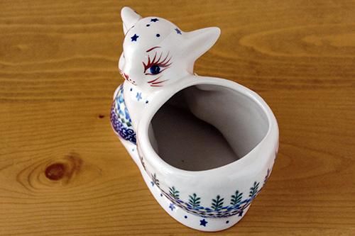 イタリア工房 ラ・ヴェッキア・ファエンツァ 手描き 花柄 壺