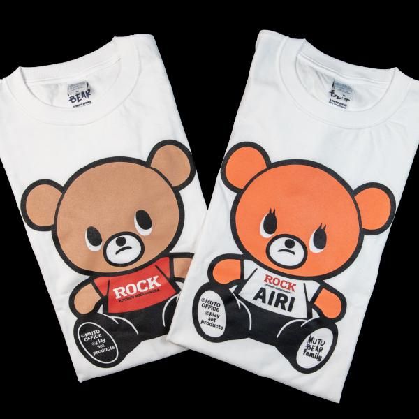 萌木の村ROCK 「MUTO BEAR」 オリジナルTシャツ【D】White - 清里高原